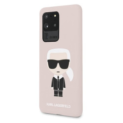 Karl Lagerfeld KLHCS69SLFKPI S20 UltraG988 hardcase Silicone Iconic / pink