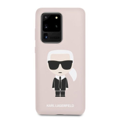 Karl Lagerfeld KLHCS69SLFKPI S20 UltraG988 hardcase Silicone Iconic / pink