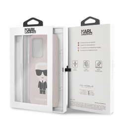 Karl Lagerfeld KLHCS69SLFKPI S20 UltraG988 hardcase Silicone Iconic / pink