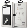 Karl Lagerfeld KLHCZF5SAKCNPK Saffiano Karl&Choupette Pin Hardcase for Samsung Galaxy Z Flip5 / black