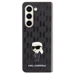 Karl Lagerfeld KLHCZFD5SAPKINPK Z Fold5F946 Hardcase Saffiano Monogram Ikonik Pin / black