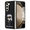 Karl Lagerfeld KLHCZFD5SNIKBCK Silicone Ikonik Hardcase for Z Fold5 / black