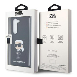Karl Lagerfeld KLHCZFD5SNIKBCK Silicone Ikonik Hardcase for Z Fold5 / black