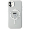 Karl Lagerfeld KLHMN61HFCCNOT iPhone 11/XR Transparent Hardcase IML Choupette MagSafe