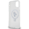 Karl Lagerfeld KLHMN61HMRSKCH hardcase Ring Stand Karl&Choupette Mag for iPhone 11/Xr 6.1" / white