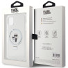 Karl Lagerfeld KLHMN61HMRSKCH hardcase Ring Stand Karl&Choupette Mag for iPhone 11/Xr 6.1" / white