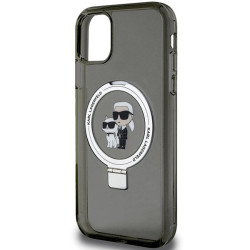 Karl Lagerfeld KLHMN61HMRSKCK Ring Stand Karl&Choupettte Ma Hardcase for iPhone 11/Xr 6.1" / black