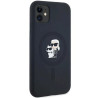 Karl Lagerfeld KLHMN61SCMKCRHK Silicone Karl & Choupette Ma Hardcase for iPhone 11 / Xr 6.1" / black