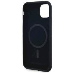 Karl Lagerfeld KLHMN61SCMKCRHK Silicone Karl & Choupette Ma Hardcase for iPhone 11 / Xr 6.1" / black