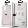 Karl Lagerfeld KLHMP12MHFCCNOP iPhone 12/12 Pro 6.1" hardcase IML Choupette MagSafe / pink