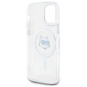 Karl Lagerfeld KLHMP12MHLSCHH iPhone 12 / 12 Pro 6.1" Hardcase IML Metal Choupette Head / white