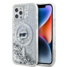 Karl Lagerfeld KLHMP12MLGCHSGH iPhone12/12 Pro 6.1" Hardcase Transparent Liquid Glitter Choupette He
