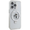 Karl Lagerfeld KLHMP13LHMRSKCH Hardcase Ring Stand Karl&Choupettt for iPhone 13 Pro / 13 6.1" / white