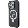 Karl Lagerfeld KLHMP13LHMRSKCK Hardcase Ring Stand Karl&Choupette for iPhone 13 Pro 6.1" / black