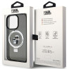 Karl Lagerfeld KLHMP13LHMRSKCK Hardcase Ring Stand Karl&Choupette for iPhone 13 Pro 6.1" / black