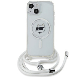 Karl Lagerfeld KLHMP13MHCCHNT IML Choupette Head & Cord Hardcase for iPhone 13/14/15 6.1" / transparent