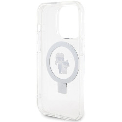 Karl Lagerfeld KLHMP13XHMRSKCH Ring Stand Hardcase for iPhone 13 Pro Max 6.7" / white