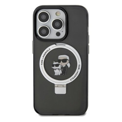 Karl Lagerfeld KLHMP13XHMRSKCK Ring Stand Hardcase for iPhone 13 Pro Max 6.7" / black