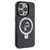 Karl Lagerfeld KLHMP13XHMRSKCK Ring Stand Hardcase for iPhone 13 Pro Max 6.7" / black
