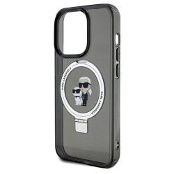 Karl Lagerfeld KLHMP13XHMRSKCK Ring Stand Hardcase for iPhone 13 Pro Max 6.7" / black