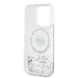 Karl Lagerfeld KLHMP13XLGCHSGH iPhone13 Pro Max 6.7" hardcase Liquid Glitter Choupette H / transparent