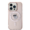 Karl Lagerfeld KLHMP14LHFCCNOP Hardcase IML Choupette MagSafe for iPhone 14 Pro 6.1" / pink