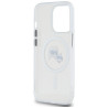 Karl Lagerfeld KLHMP14LHLSKCH Hardcase IML Metal Karl&Choupette Head MageSaf for iPhone 14 Pro 6.1" / white