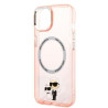 Karl Lagerfeld KLHMP14MHNKCIP Hardcase for iPhone 14 Plus / 15 Plus 6.7" / pink