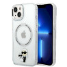 Karl Lagerfeld KLHMP14MHNKCIT Iconic Karl&Choupett Hardcase for iPhone 14 Plus/15 Plus 6,7" / transparent
