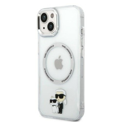 Karl Lagerfeld KLHMP14MHNKCIT Iconic Karl&Choupett Hardcase for iPhone 14 Plus/15 Plus 6,7" / transparent