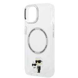 Karl Lagerfeld KLHMP14MHNKCIT Iconic Karl&Choupett Hardcase for iPhone 14 Plus/15 Plus 6,7" / transparent