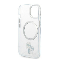 Karl Lagerfeld KLHMP14MHNKCIT Iconic Karl&Choupett Hardcase for iPhone 14 Plus/15 Plus 6,7" / transparent