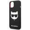 Karl Lagerfeld KLHMP14MSLCHBK Silicone Choupette Hardcase for iPhone 14 Plus / 15 Plus 6.7" / black