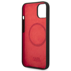 Karl Lagerfeld KLHMP14MSLCHBK Silicone Choupette Hardcase for iPhone 14 Plus / 15 Plus 6.7" / black