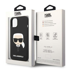 Karl Lagerfeld KLHMP14MSLKHBK Hardcase for iPhone 14 Plus / 15 Plus 6,7" / black