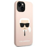 Karl Lagerfeld KLHMP14MSLKHLP Hardcase for iPhone 14 Plus / 15 Plus 6,7" / jght pink