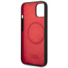 Karl Lagerfeld KLHMP14MSLMP1K hardcase Silicone Plaque Mag for iPhone 14 Plus / 15 Plus 6,7" / black