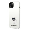 Karl Lagerfeld KLHMP14MSNCHBCH Hardcase Silicone Choupette MagSafe for iPhone 14 Plus/15 Plus 6,7" / white