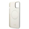 Karl Lagerfeld KLHMP14MSNCHBCH Hardcase Silicone Choupette MagSafe for iPhone 14 Plus/15 Plus 6,7" / white