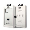 Karl Lagerfeld KLHMP14MSNCHBCH Hardcase Silicone Choupette MagSafe for iPhone 14 Plus/15 Plus 6,7" / white
