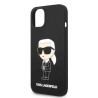 Karl Lagerfeld KLHMP14MSNIKBCK Silicone Ikonik Magsafe Case for iPhone 14 Plus / 15 Plus 6,7" / black