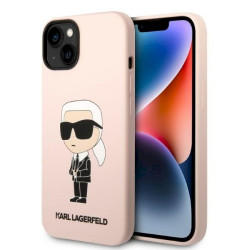 Karl Lagerfeld KLHMP14MSNIKBCP Silicone Ikonik Mag for iPhone 14 Plus / 15 Plus 6.7" / pink