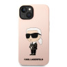 Karl Lagerfeld KLHMP14MSNIKBCP Silicone Ikonik Mag for iPhone 14 Plus / 15 Plus 6.7" / pink