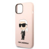 Karl Lagerfeld KLHMP14MSNIKBCP Silicone Ikonik Mag for iPhone 14 Plus / 15 Plus 6.7" / pink