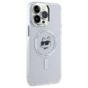 Karl Lagerfeld KLHMP14XHLSCHH iPhone 14 Pro Max 6.7" Hardcase IML Metal Choupette Head / white