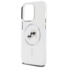 Karl Lagerfeld KLHMP14XHLSKCH Hardcase IML Metal Karl & Choupette for iPhone 14 Pro Max 6.7" / white