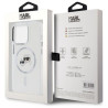 Karl Lagerfeld KLHMP14XHLSKCH Hardcase IML Metal Karl & Choupette for iPhone 14 Pro Max 6.7" / white