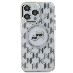 Karl Lagerfeld KLHMP15LHMCKMHT IML Monogram Karl&Choupet for iPhone 15 Pro 6.1" / transparent