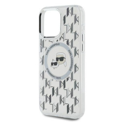 Karl Lagerfeld KLHMP15LHMCKMHT IML Monogram Karl&Choupet for iPhone 15 Pro 6.1" / transparent