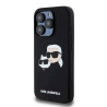 Karl Lagerfeld KLHMP15LSKCHPPLK iPhone 15 Pro 6.1" black hardcase Silicone Karl & Choupette Ma